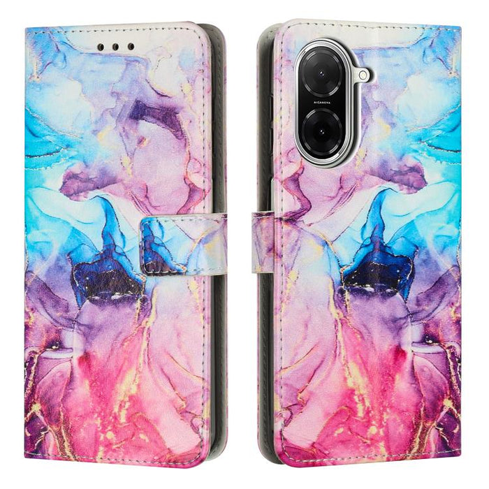 Estuche para teléfono de cuero con patrón de mármol pintado, For Redmi Note 15 Pro+ 5G Global 163.3mm, For Redmi Note 15 5G / 4G Global 164mm, For Redmi K90 Pro Max / Poco F8 Ultra, For Redmi Note 15 Pro 4G Global 163.2mm, For Redmi K90 / Poco F8 Pro  ...