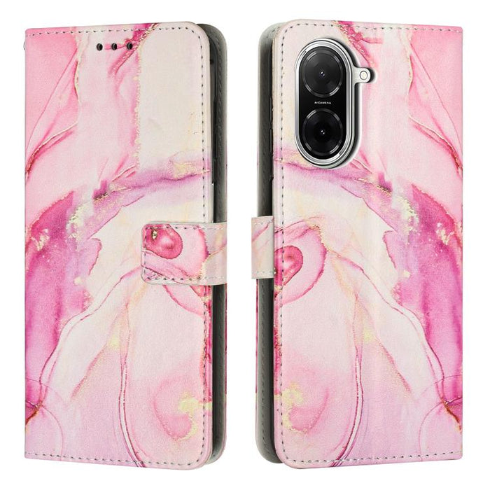 Estuche para teléfono de cuero con patrón de mármol pintado, For Redmi Note 15 Pro+ 5G Global 163.3mm, For Redmi Note 15 5G / 4G Global 164mm, For Redmi K90 Pro Max / Poco F8 Ultra, For Redmi Note 15 Pro 4G Global 163.2mm, For Redmi K90 / Poco F8 Pro  ...