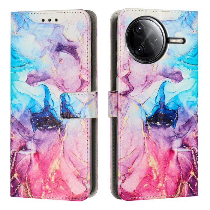 Estuche para teléfono de cuero con patrón de mármol pintado, For Redmi Note 15 Pro+ 5G Global 163.3mm, For Redmi Note 15 5G / 4G Global 164mm, For Redmi K90 Pro Max / Poco F8 Ultra, For Redmi Note 15 Pro 4G Global 163.2mm, For Redmi K90 / Poco F8 Pro  ...