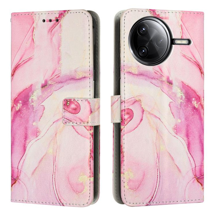 Estuche para teléfono de cuero con patrón de mármol pintado, For Redmi Note 15 Pro+ 5G Global 163.3mm, For Redmi Note 15 5G / 4G Global 164mm, For Redmi K90 Pro Max / Poco F8 Ultra, For Redmi Note 15 Pro 4G Global 163.2mm, For Redmi K90 / Poco F8 Pro  ...