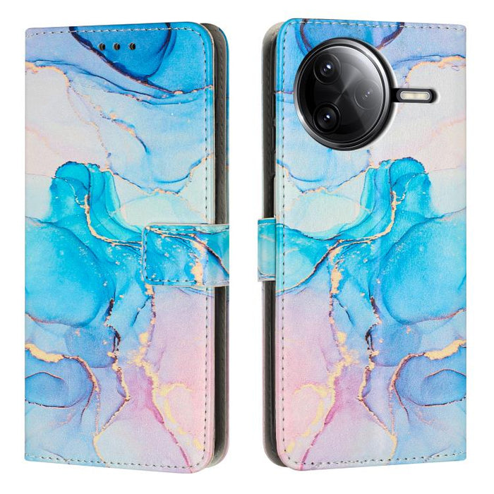 Estuche para teléfono de cuero con patrón de mármol pintado, For Redmi Note 15 Pro+ 5G Global 163.3mm, For Redmi Note 15 5G / 4G Global 164mm, For Redmi K90 Pro Max / Poco F8 Ultra, For Redmi Note 15 Pro 4G Global 163.2mm, For Redmi K90 / Poco F8 Pro  ...