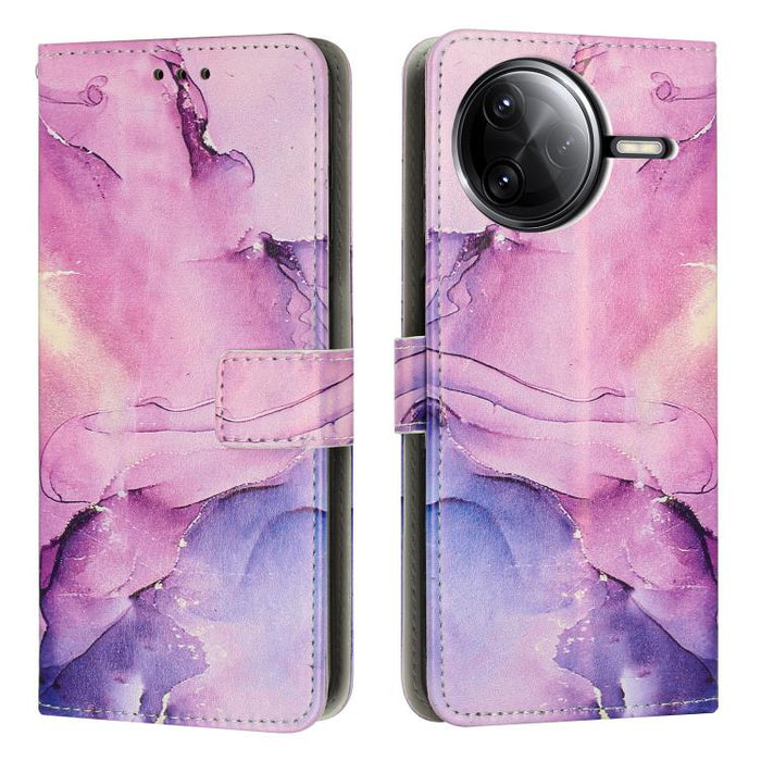 Estuche para teléfono de cuero con patrón de mármol pintado, For Redmi Note 15 Pro+ 5G Global 163.3mm, For Redmi Note 15 5G / 4G Global 164mm, For Redmi K90 Pro Max / Poco F8 Ultra, For Redmi Note 15 Pro 4G Global 163.2mm, For Redmi K90 / Poco F8 Pro  ...