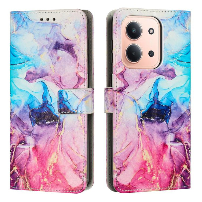 Estuche para teléfono de cuero con patrón de mármol pintado, For Redmi Note 15 Pro+ 5G Global 163.3mm, For Redmi Note 15 5G / 4G Global 164mm, For Redmi K90 Pro Max / Poco F8 Ultra, For Redmi Note 15 Pro 4G Global 163.2mm, For Redmi K90 / Poco F8 Pro  ...