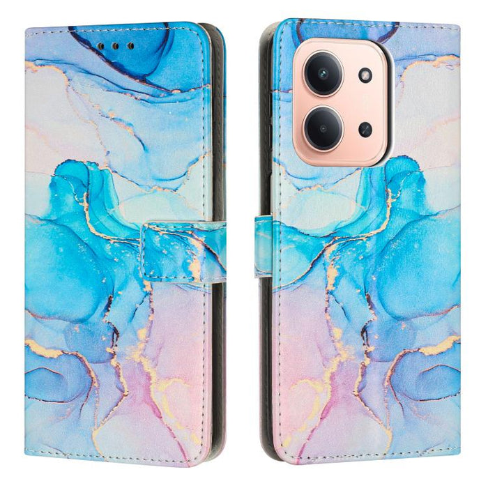 Estuche para teléfono de cuero con patrón de mármol pintado, For Redmi Note 15 Pro+ 5G Global 163.3mm, For Redmi Note 15 5G / 4G Global 164mm, For Redmi K90 Pro Max / Poco F8 Ultra, For Redmi Note 15 Pro 4G Global 163.2mm, For Redmi K90 / Poco F8 Pro  ...