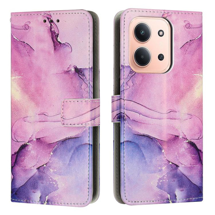 Estuche para teléfono de cuero con patrón de mármol pintado, For Redmi Note 15 Pro+ 5G Global 163.3mm, For Redmi Note 15 5G / 4G Global 164mm, For Redmi K90 Pro Max / Poco F8 Ultra, For Redmi Note 15 Pro 4G Global 163.2mm, For Redmi K90 / Poco F8 Pro  ...