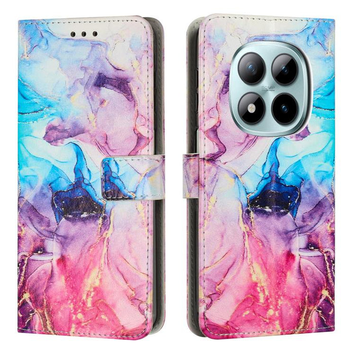 Estuche para teléfono de cuero con patrón de mármol pintado, For Redmi Note 15 Pro+ 5G Global 163.3mm, For Redmi Note 15 5G / 4G Global 164mm, For Redmi K90 Pro Max / Poco F8 Ultra, For Redmi Note 15 Pro 4G Global 163.2mm, For Redmi K90 / Poco F8 Pro  ...