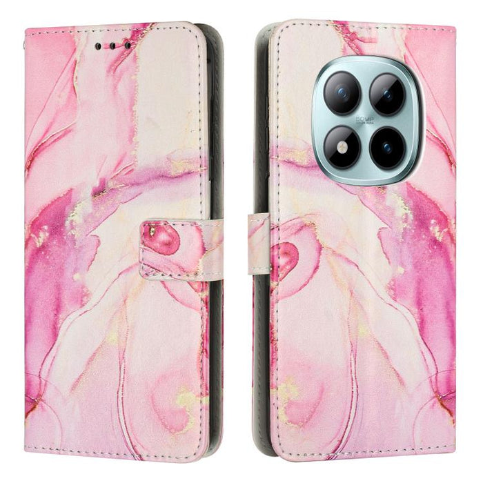 Estuche para teléfono de cuero con patrón de mármol pintado, For Redmi Note 15 Pro+ 5G Global 163.3mm, For Redmi Note 15 5G / 4G Global 164mm, For Redmi K90 Pro Max / Poco F8 Ultra, For Redmi Note 15 Pro 4G Global 163.2mm, For Redmi K90 / Poco F8 Pro  ...