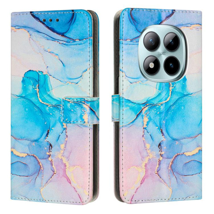 Estuche para teléfono de cuero con patrón de mármol pintado, For Redmi Note 15 Pro+ 5G Global 163.3mm, For Redmi Note 15 5G / 4G Global 164mm, For Redmi K90 Pro Max / Poco F8 Ultra, For Redmi Note 15 Pro 4G Global 163.2mm, For Redmi K90 / Poco F8 Pro  ...