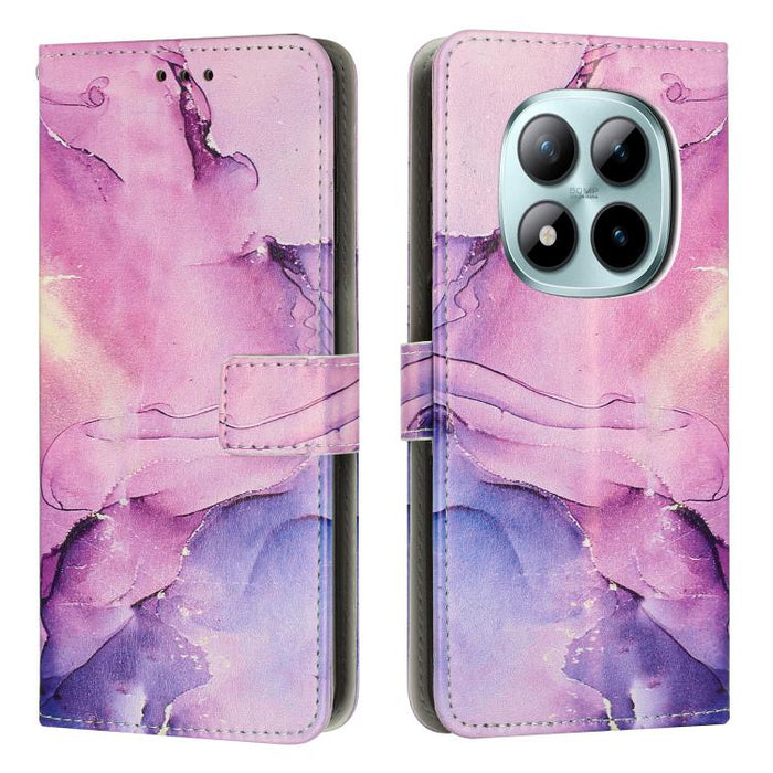 Estuche para teléfono de cuero con patrón de mármol pintado, For Redmi Note 15 Pro+ 5G Global 163.3mm, For Redmi Note 15 5G / 4G Global 164mm, For Redmi K90 Pro Max / Poco F8 Ultra, For Redmi Note 15 Pro 4G Global 163.2mm, For Redmi K90 / Poco F8 Pro  ...