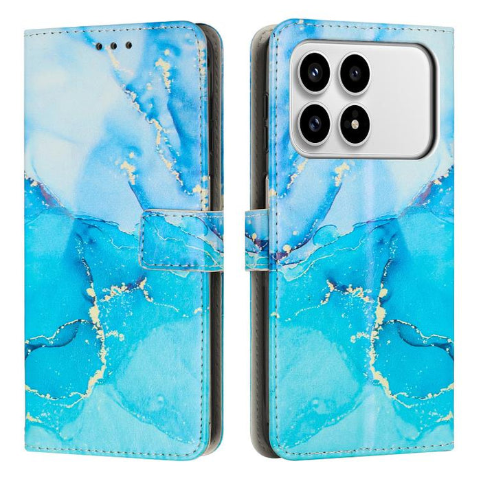 Estuche para teléfono de cuero con patrón de mármol pintado, For Redmi Note 15 Pro+ 5G Global 163.3mm, For Redmi Note 15 5G / 4G Global 164mm, For Redmi K90 Pro Max / Poco F8 Ultra, For Redmi Note 15 Pro 4G Global 163.2mm, For Redmi K90 / Poco F8 Pro  ...
