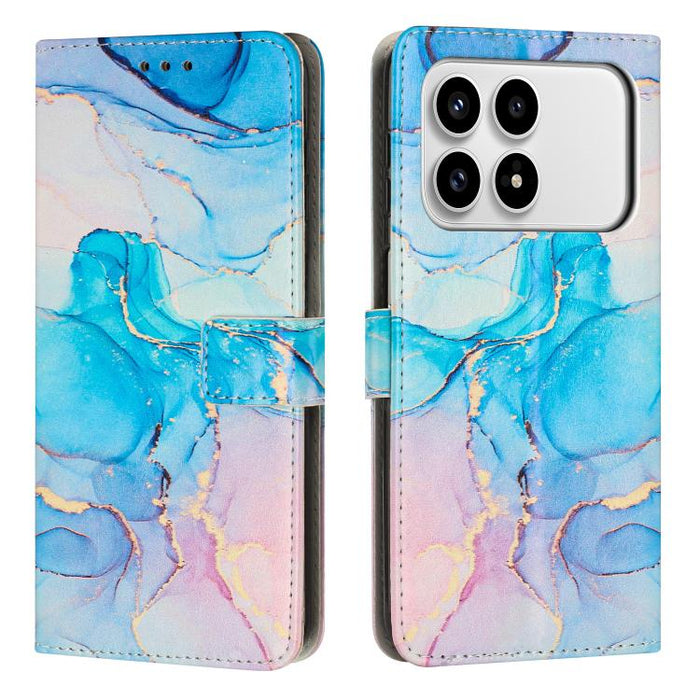 Estuche para teléfono de cuero con patrón de mármol pintado, For Redmi Note 15 Pro+ 5G Global 163.3mm, For Redmi Note 15 5G / 4G Global 164mm, For Redmi K90 Pro Max / Poco F8 Ultra, For Redmi Note 15 Pro 4G Global 163.2mm, For Redmi K90 / Poco F8 Pro  ...