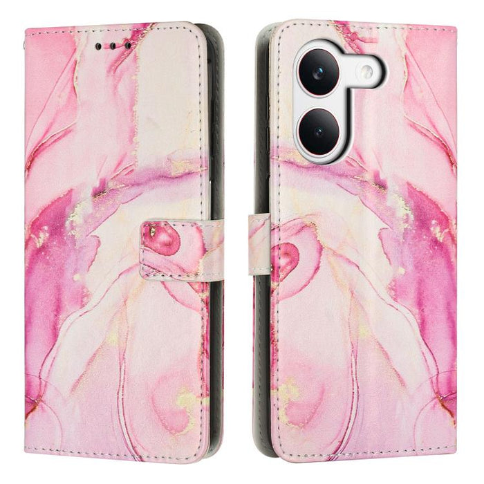 Estuche para teléfono de cuero con patrón de mármol pintado, For Redmi Note 15 Pro+ 5G Global 163.3mm, For Redmi Note 15 5G / 4G Global 164mm, For Redmi K90 Pro Max / Poco F8 Ultra, For Redmi Note 15 Pro 4G Global 163.2mm, For Redmi K90 / Poco F8 Pro  ...