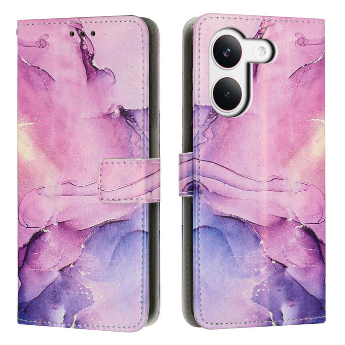Estuche para teléfono de cuero con patrón de mármol pintado, For Redmi Note 15 Pro+ 5G Global 163.3mm, For Redmi Note 15 5G / 4G Global 164mm, For Redmi K90 Pro Max / Poco F8 Ultra, For Redmi Note 15 Pro 4G Global 163.2mm, For Redmi K90 / Poco F8 Pro  ...