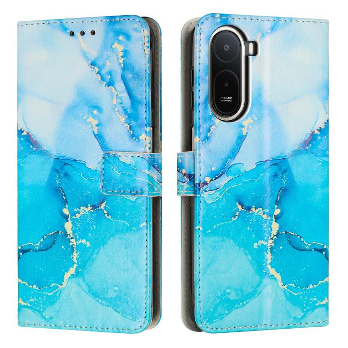 Estuche para teléfono de cuero con patrón de mármol pintado, For Redmi Note 15 Pro+ 5G Global 163.3mm, For Redmi Note 15 5G / 4G Global 164mm, For Redmi K90 Pro Max / Poco F8 Ultra, For Redmi Note 15 Pro 4G Global 163.2mm, For Redmi K90 / Poco F8 Pro  ...