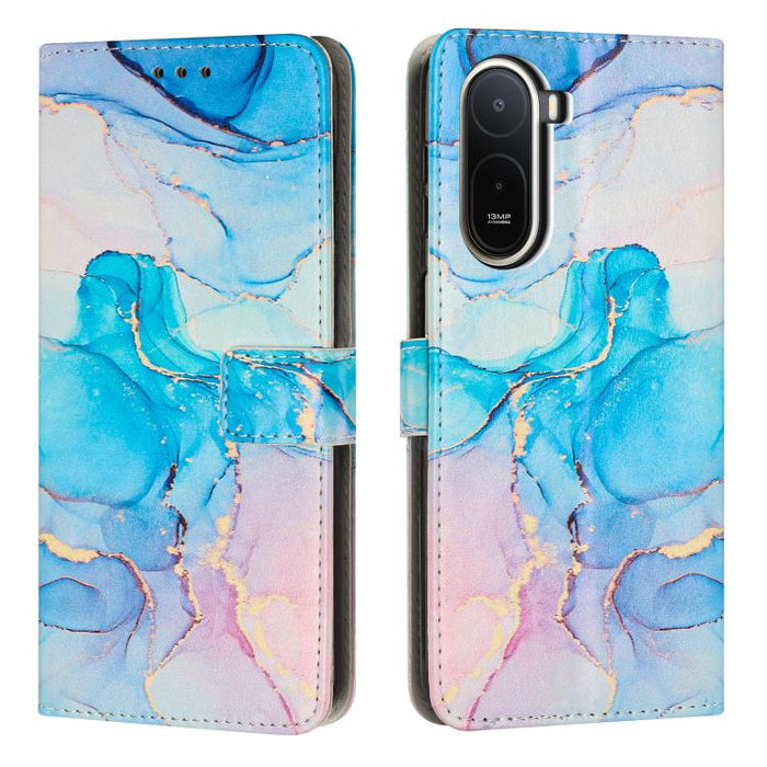 Estuche para teléfono de cuero con patrón de mármol pintado, For Redmi Note 15 Pro+ 5G Global 163.3mm, For Redmi Note 15 5G / 4G Global 164mm, For Redmi K90 Pro Max / Poco F8 Ultra, For Redmi Note 15 Pro 4G Global 163.2mm, For Redmi K90 / Poco F8 Pro  ...