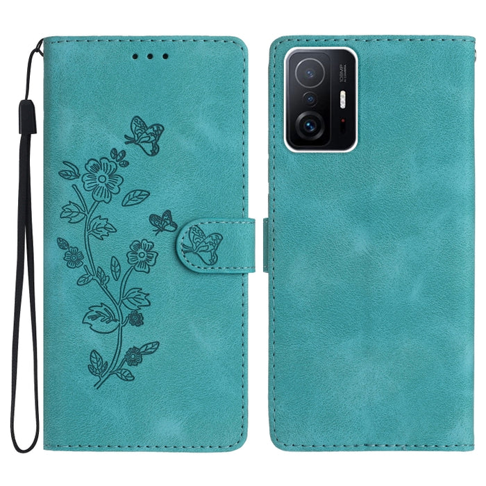 Caja del teléfono del cuero del patrón de relieve de la mariposa de la flor, For Xiaomi Redmi Note 12S, For Xiaomi Redmi 13C 4G, For Xiaomi Redmi Note 12 Pro 5G, For Xiaomi 13T, For Xiaomi Redmi Note 12 5G, For Xiaomi 13 Pro, For Xiaomi 13             ...