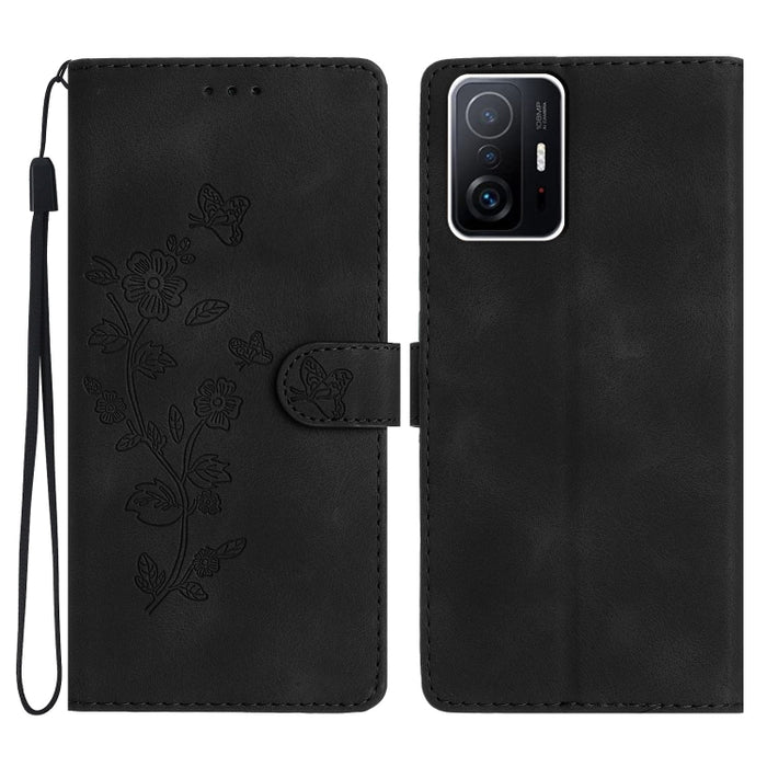 Caja del teléfono del cuero del patrón de relieve de la mariposa de la flor, For Xiaomi Redmi Note 12S, For Xiaomi Redmi 13C 4G, For Xiaomi Redmi Note 12 Pro 5G, For Xiaomi 13T, For Xiaomi Redmi Note 12 5G, For Xiaomi 13 Pro, For Xiaomi 13             ...