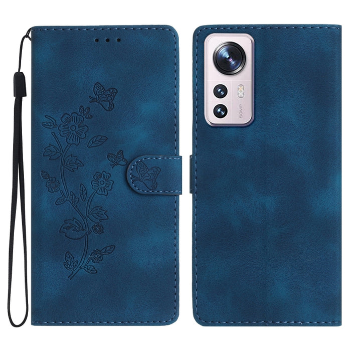 Caja del teléfono del cuero del patrón de relieve de la mariposa de la flor, For Xiaomi Redmi Note 12S, For Xiaomi Redmi 13C 4G, For Xiaomi Redmi Note 12 Pro 5G, For Xiaomi 13T, For Xiaomi Redmi Note 12 5G, For Xiaomi 13 Pro, For Xiaomi 13             ...