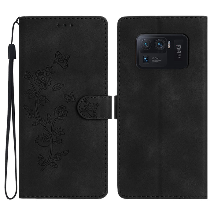 Caja del teléfono del cuero del patrón de relieve de la mariposa de la flor, For Xiaomi Redmi 10, For Xiaomi Mi 11 Lite, For Xiaomi Mi 11 Ultra, For Xiaomi Mi 11 Pro, For Xiaomi Redmi Note 10 5G, For Xiaomi Redmi 9A, For Xiaomi Redmi 9                 ...