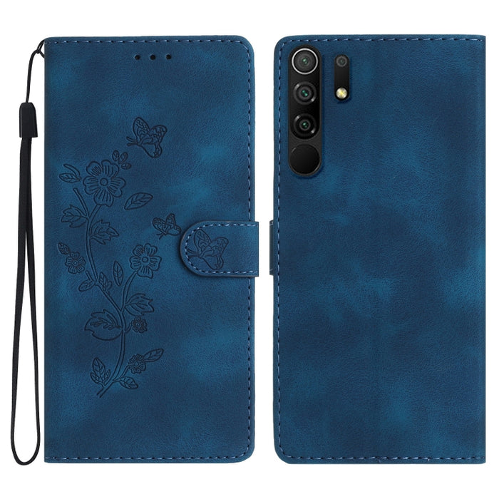 Caja del teléfono del cuero del patrón de relieve de la mariposa de la flor, For Xiaomi Redmi 10, For Xiaomi Mi 11 Lite, For Xiaomi Mi 11 Ultra, For Xiaomi Mi 11 Pro, For Xiaomi Redmi Note 10 5G, For Xiaomi Redmi 9A, For Xiaomi Redmi 9                 ...
