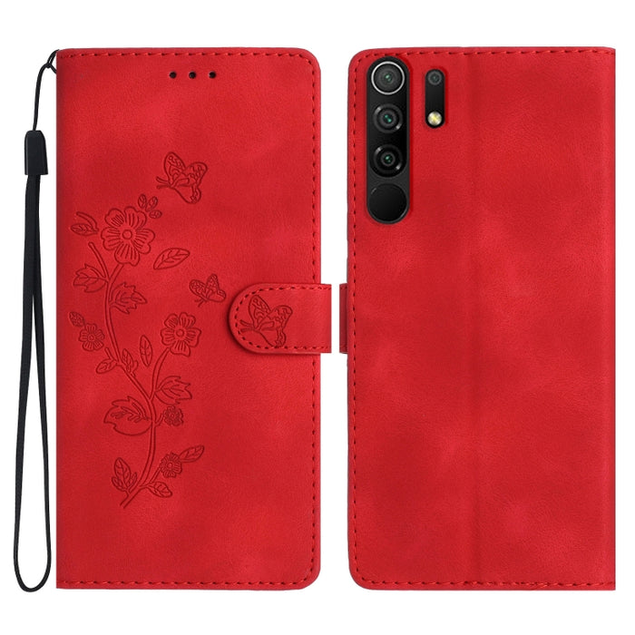 Caja del teléfono del cuero del patrón de relieve de la mariposa de la flor, For Xiaomi Redmi 10, For Xiaomi Mi 11 Lite, For Xiaomi Mi 11 Ultra, For Xiaomi Mi 11 Pro, For Xiaomi Redmi Note 10 5G, For Xiaomi Redmi 9A, For Xiaomi Redmi 9                 ...
