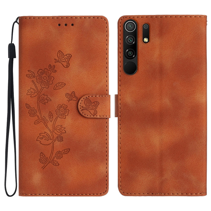 Caja del teléfono del cuero del patrón de relieve de la mariposa de la flor, For Xiaomi Redmi 10, For Xiaomi Mi 11 Lite, For Xiaomi Mi 11 Ultra, For Xiaomi Mi 11 Pro, For Xiaomi Redmi Note 10 5G, For Xiaomi Redmi 9A, For Xiaomi Redmi 9                 ...