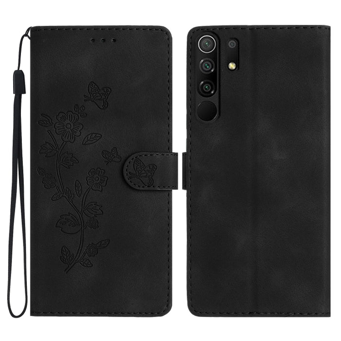 Caja del teléfono del cuero del patrón de relieve de la mariposa de la flor, For Xiaomi Redmi 10, For Xiaomi Mi 11 Lite, For Xiaomi Mi 11 Ultra, For Xiaomi Mi 11 Pro, For Xiaomi Redmi Note 10 5G, For Xiaomi Redmi 9A, For Xiaomi Redmi 9                 ...