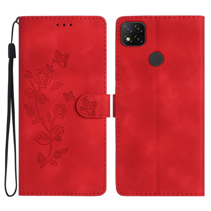 Caja del teléfono del cuero del patrón de relieve de la mariposa de la flor, For Xiaomi Redmi 10, For Xiaomi Mi 11 Lite, For Xiaomi Mi 11 Ultra, For Xiaomi Mi 11 Pro, For Xiaomi Redmi Note 10 5G, For Xiaomi Redmi 9A, For Xiaomi Redmi 9                 ...