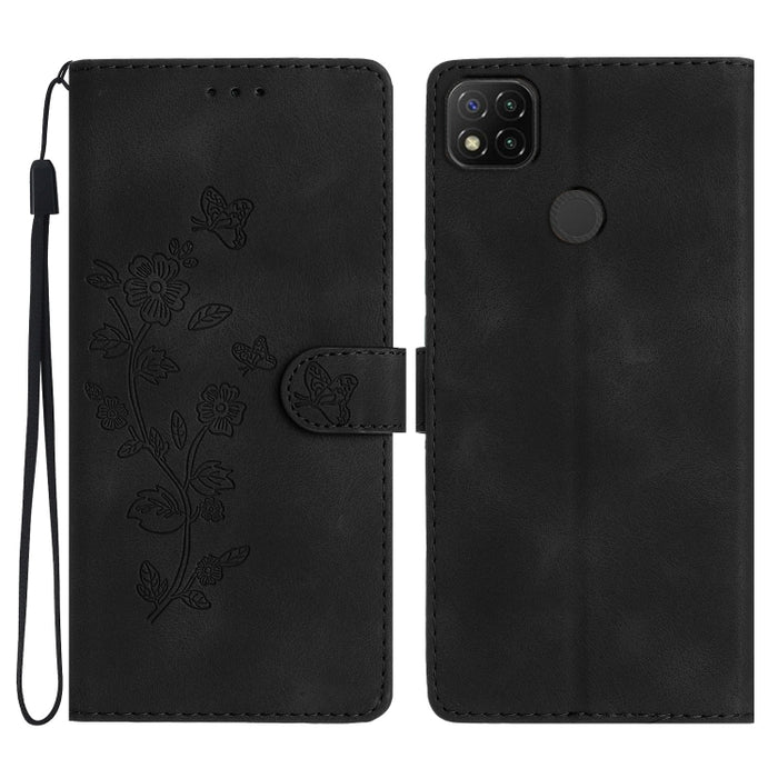 Caja del teléfono del cuero del patrón de relieve de la mariposa de la flor, For Xiaomi Redmi 10, For Xiaomi Mi 11 Lite, For Xiaomi Mi 11 Ultra, For Xiaomi Mi 11 Pro, For Xiaomi Redmi Note 10 5G, For Xiaomi Redmi 9A, For Xiaomi Redmi 9                 ...