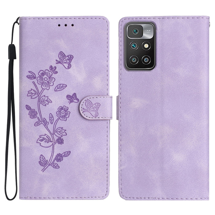 Caja del teléfono del cuero del patrón de relieve de la mariposa de la flor, For Xiaomi Redmi Note 12S, For Xiaomi Redmi 13C 4G, For Xiaomi Redmi Note 12 Pro 5G, For Xiaomi 13T, For Xiaomi Redmi Note 12 5G, For Xiaomi 13 Pro, For Xiaomi 13             ...