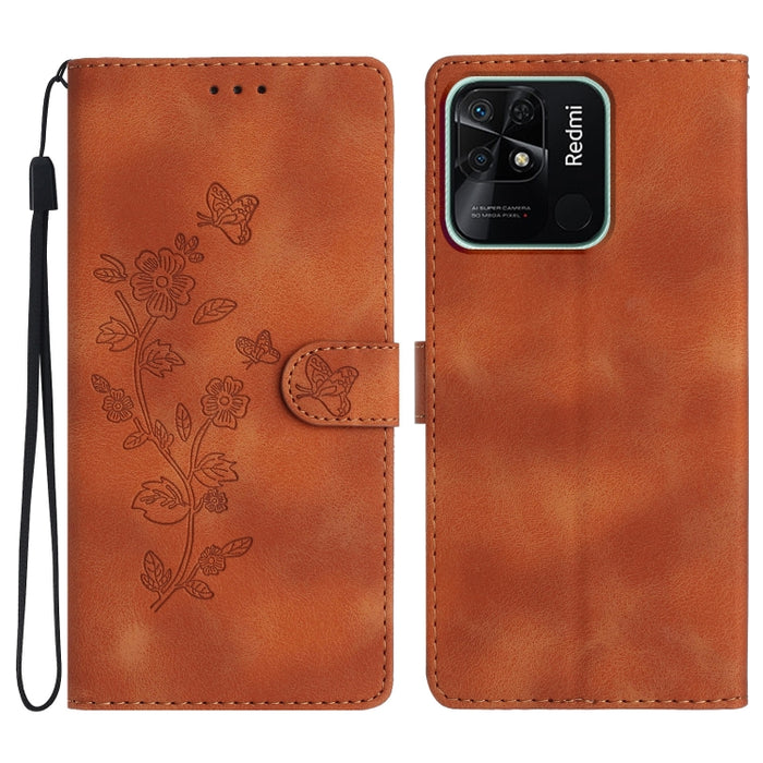 Caja del teléfono del cuero del patrón de relieve de la mariposa de la flor, For Xiaomi Redmi Note 12S, For Xiaomi Redmi 13C 4G, For Xiaomi Redmi Note 12 Pro 5G, For Xiaomi 13T, For Xiaomi Redmi Note 12 5G, For Xiaomi 13 Pro, For Xiaomi 13             ...
