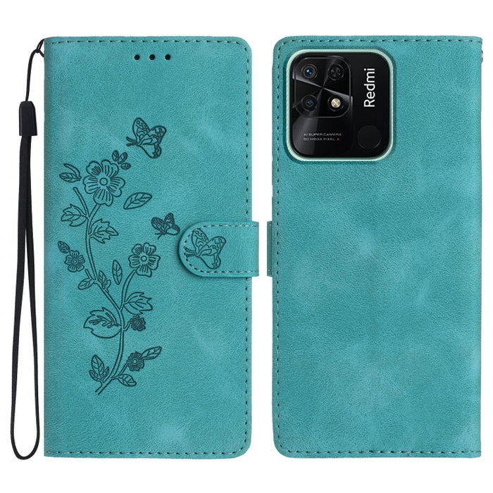 Caja del teléfono del cuero del patrón de relieve de la mariposa de la flor, For Xiaomi Redmi Note 12S, For Xiaomi Redmi 13C 4G, For Xiaomi Redmi Note 12 Pro 5G, For Xiaomi 13T, For Xiaomi Redmi Note 12 5G, For Xiaomi 13 Pro, For Xiaomi 13             ...