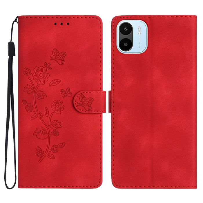Caja del teléfono del cuero del patrón de relieve de la mariposa de la flor, For Xiaomi Redmi Note 12S, For Xiaomi Redmi 13C 4G, For Xiaomi Redmi Note 12 Pro 5G, For Xiaomi 13T, For Xiaomi Redmi Note 12 5G, For Xiaomi 13 Pro, For Xiaomi 13             ...
