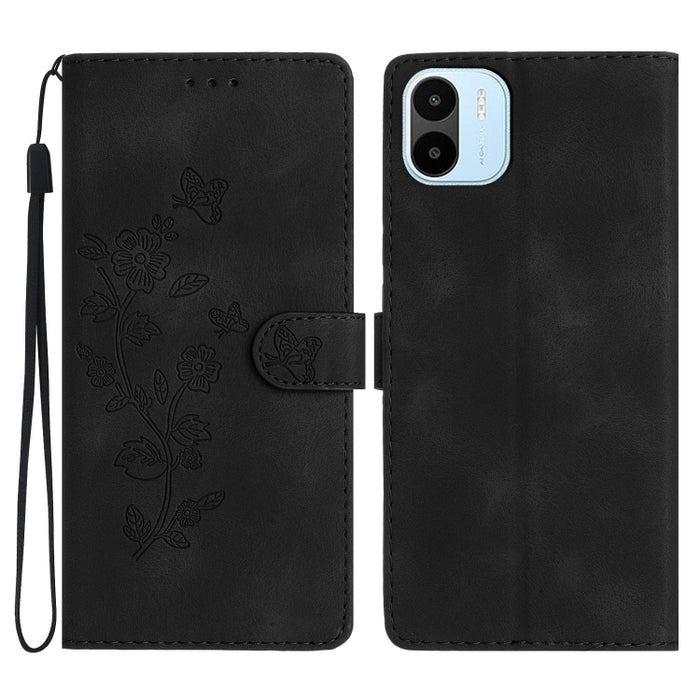 Caja del teléfono del cuero del patrón de relieve de la mariposa de la flor, For Xiaomi Redmi Note 12S, For Xiaomi Redmi 13C 4G, For Xiaomi Redmi Note 12 Pro 5G, For Xiaomi 13T, For Xiaomi Redmi Note 12 5G, For Xiaomi 13 Pro, For Xiaomi 13             ...