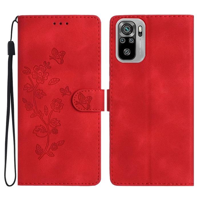 Caja del teléfono del cuero del patrón de relieve de la mariposa de la flor, For Xiaomi Redmi 10, For Xiaomi Mi 11 Lite, For Xiaomi Mi 11 Ultra, For Xiaomi Mi 11 Pro, For Xiaomi Redmi Note 10 5G, For Xiaomi Redmi 9A, For Xiaomi Redmi 9                 ...