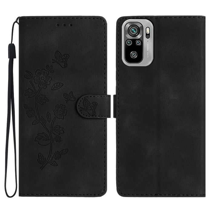 Caja del teléfono del cuero del patrón de relieve de la mariposa de la flor, For Xiaomi Redmi 10, For Xiaomi Mi 11 Lite, For Xiaomi Mi 11 Ultra, For Xiaomi Mi 11 Pro, For Xiaomi Redmi Note 10 5G, For Xiaomi Redmi 9A, For Xiaomi Redmi 9                 ...