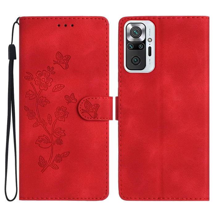 Caja del teléfono del cuero del patrón de relieve de la mariposa de la flor, For Xiaomi Redmi 10, For Xiaomi Mi 11 Lite, For Xiaomi Mi 11 Ultra, For Xiaomi Mi 11 Pro, For Xiaomi Redmi Note 10 5G, For Xiaomi Redmi 9A, For Xiaomi Redmi 9                 ...