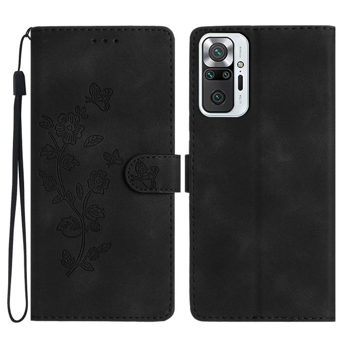Caja del teléfono del cuero del patrón de relieve de la mariposa de la flor, For Xiaomi Redmi 10, For Xiaomi Mi 11 Lite, For Xiaomi Mi 11 Ultra, For Xiaomi Mi 11 Pro, For Xiaomi Redmi Note 10 5G, For Xiaomi Redmi 9A, For Xiaomi Redmi 9                 ...