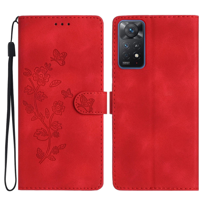 Caja del teléfono del cuero del patrón de relieve de la mariposa de la flor, For Xiaomi Redmi Note 12S, For Xiaomi Redmi 13C 4G, For Xiaomi Redmi Note 12 Pro 5G, For Xiaomi 13T, For Xiaomi Redmi Note 12 5G, For Xiaomi 13 Pro, For Xiaomi 13             ...