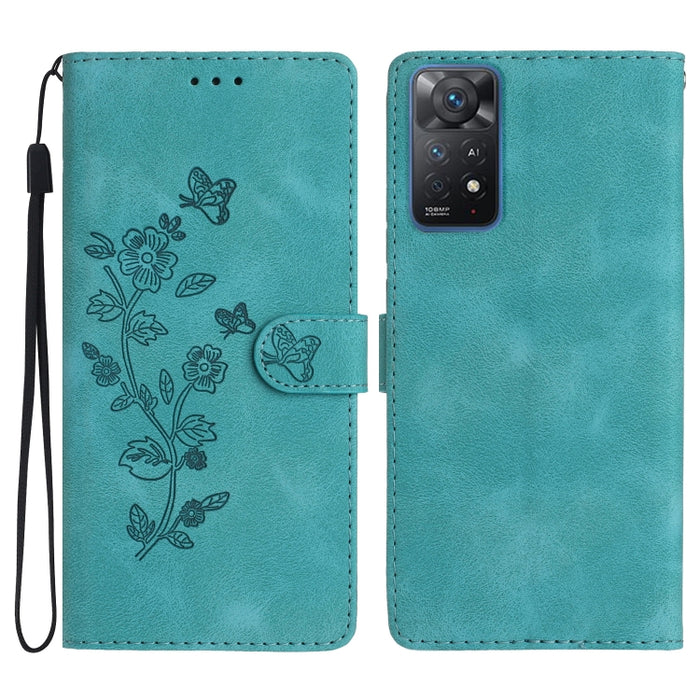 Caja del teléfono del cuero del patrón de relieve de la mariposa de la flor, For Xiaomi Redmi Note 12S, For Xiaomi Redmi 13C 4G, For Xiaomi Redmi Note 12 Pro 5G, For Xiaomi 13T, For Xiaomi Redmi Note 12 5G, For Xiaomi 13 Pro, For Xiaomi 13             ...