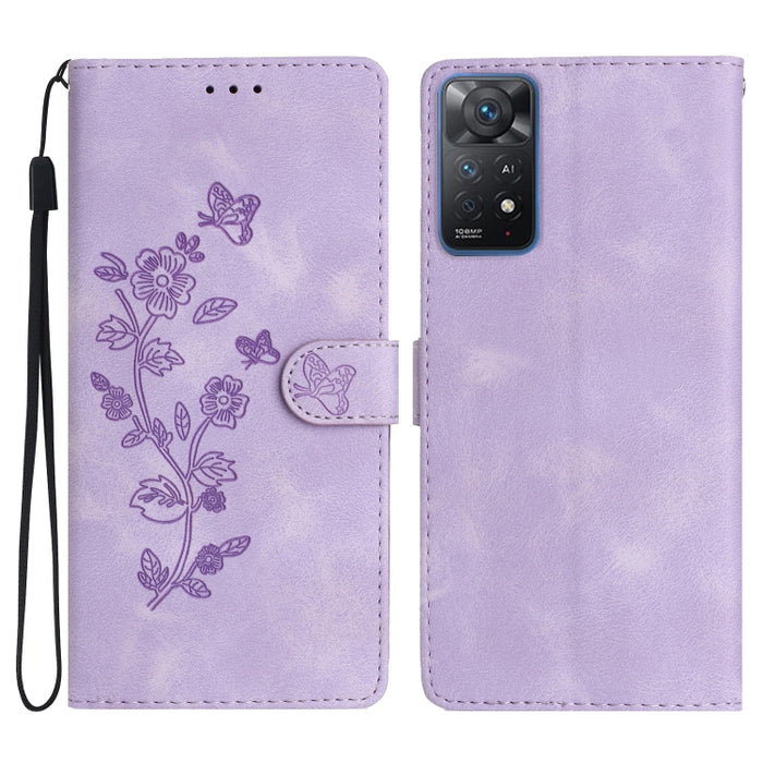 Caja del teléfono del cuero del patrón de relieve de la mariposa de la flor, For Xiaomi Redmi Note 12S, For Xiaomi Redmi 13C 4G, For Xiaomi Redmi Note 12 Pro 5G, For Xiaomi 13T, For Xiaomi Redmi Note 12 5G, For Xiaomi 13 Pro, For Xiaomi 13             ...