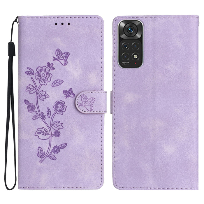 Caja del teléfono del cuero del patrón de relieve de la mariposa de la flor, For Xiaomi Redmi Note 12S, For Xiaomi Redmi 13C 4G, For Xiaomi Redmi Note 12 Pro 5G, For Xiaomi 13T, For Xiaomi Redmi Note 12 5G, For Xiaomi 13 Pro, For Xiaomi 13             ...