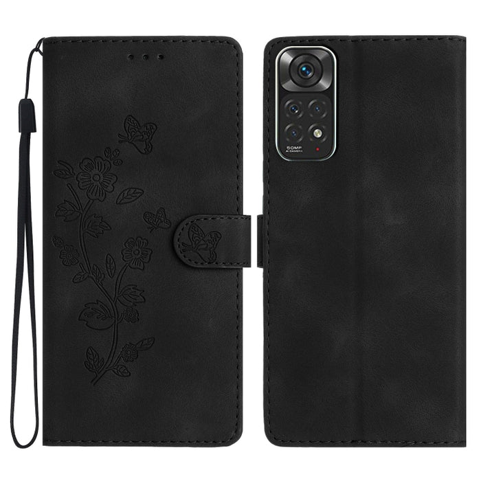 Caja del teléfono del cuero del patrón de relieve de la mariposa de la flor, For Xiaomi Redmi Note 12S, For Xiaomi Redmi 13C 4G, For Xiaomi Redmi Note 12 Pro 5G, For Xiaomi 13T, For Xiaomi Redmi Note 12 5G, For Xiaomi 13 Pro, For Xiaomi 13             ...
