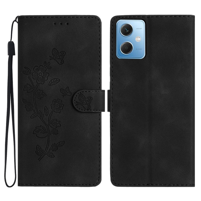 Caja del teléfono del cuero del patrón de relieve de la mariposa de la flor, For Xiaomi Redmi Note 12S, For Xiaomi Redmi 13C 4G, For Xiaomi Redmi Note 12 Pro 5G, For Xiaomi 13T, For Xiaomi Redmi Note 12 5G, For Xiaomi 13 Pro, For Xiaomi 13             ...