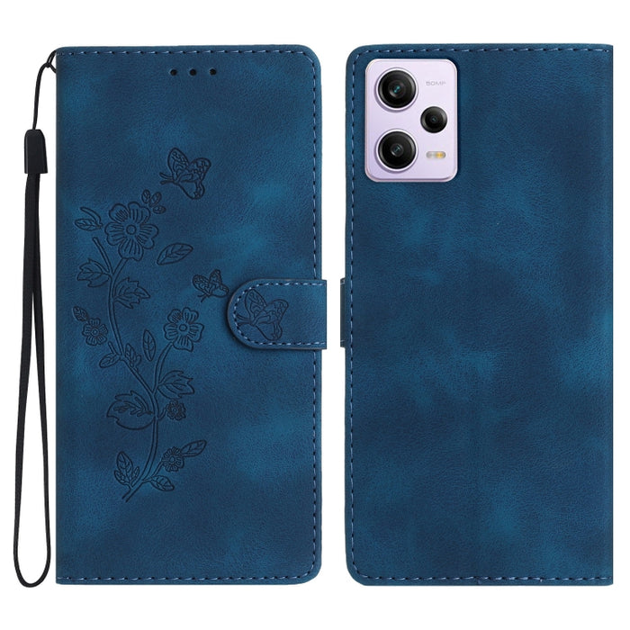 Caja del teléfono del cuero del patrón de relieve de la mariposa de la flor, For Xiaomi Redmi Note 12S, For Xiaomi Redmi 13C 4G, For Xiaomi Redmi Note 12 Pro 5G, For Xiaomi 13T, For Xiaomi Redmi Note 12 5G, For Xiaomi 13 Pro, For Xiaomi 13             ...