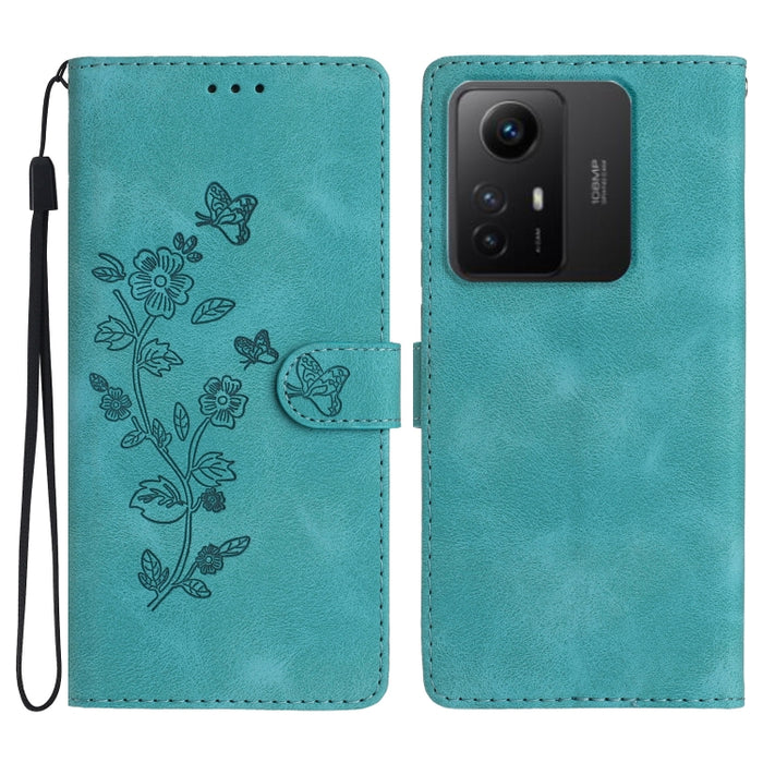 Caja del teléfono del cuero del patrón de relieve de la mariposa de la flor, For Xiaomi Redmi Note 12S, For Xiaomi Redmi 13C 4G, For Xiaomi Redmi Note 12 Pro 5G, For Xiaomi 13T, For Xiaomi Redmi Note 12 5G, For Xiaomi 13 Pro, For Xiaomi 13             ...