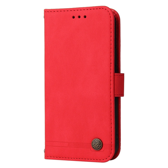 Skin Feel Life Tree Estuche de cuero para teléfono