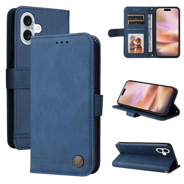 Skin Feel Life Tree Estuche de cuero para teléfono