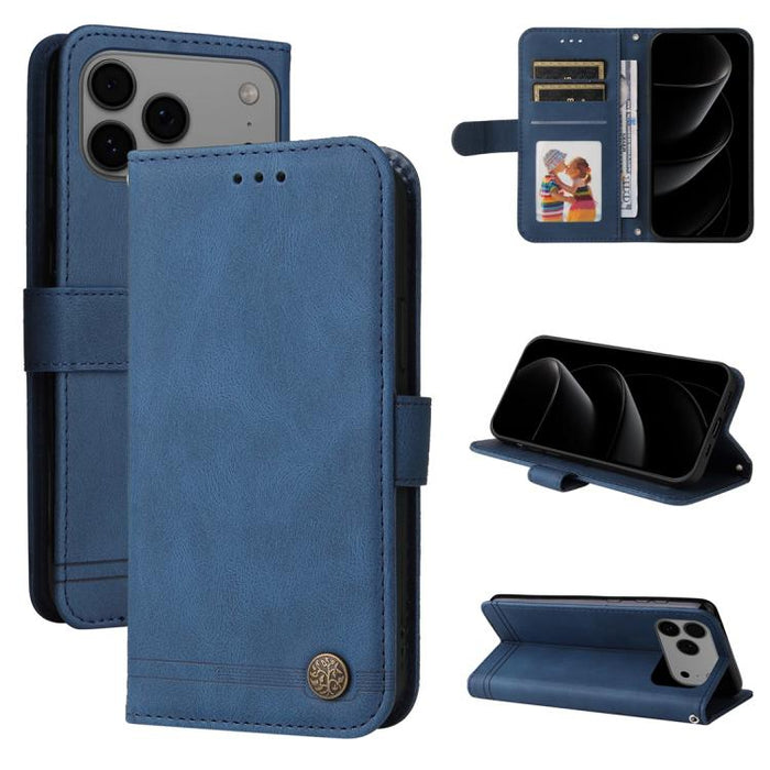 Skin Feel Life Tree Estuche de cuero para teléfono