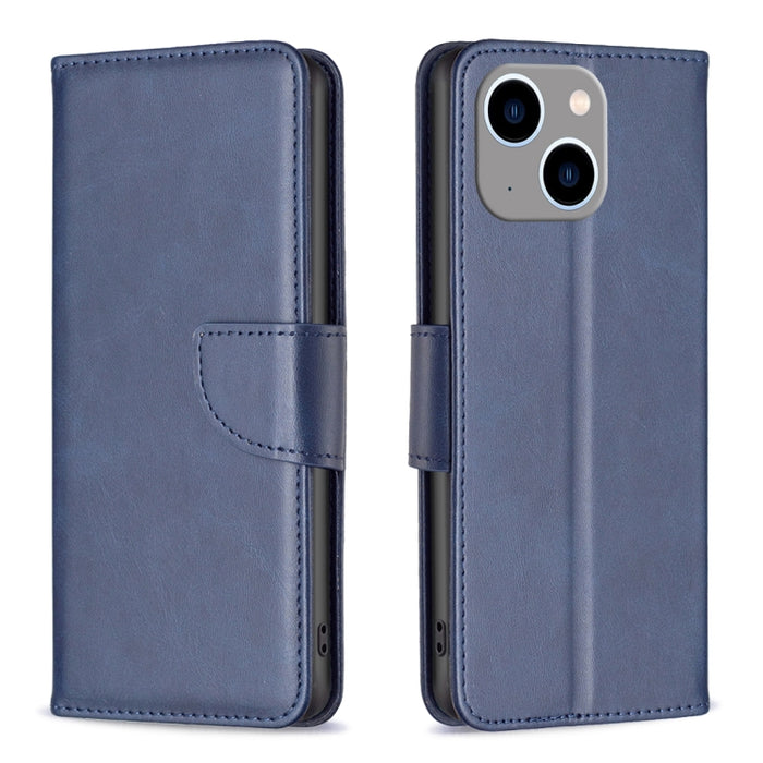 Estuche para teléfono de cuero con tapa de color puro con textura de piel de cordero